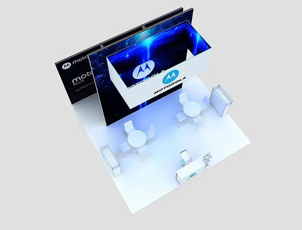 20x20 trade show booth ideas